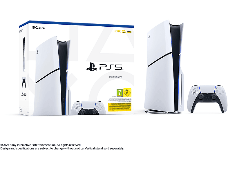 Consola - Sony PS5 Slim Standard, 1 TB SSD, 4K, 1 mando, Chasis E, Blanco — foto 5