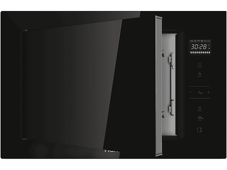 Microondas con grill integrable - Haier Series 2&4 H38MWID4ID27N, 900W, 6 niveles, 28 l, Negro — foto 4