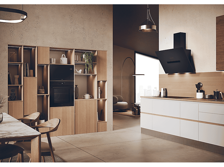 Microondas con grill integrable - Haier Series 2&4 H38MWID4ID27N, 900W, 6 niveles, 28 l, Negro — foto 7