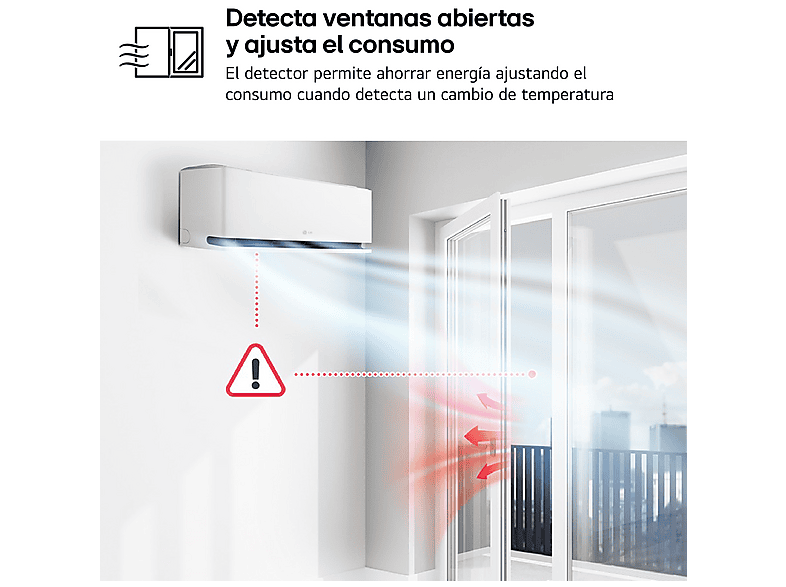 Aire acondicionado Split 1 x 1 - LG MAGNA09SX.SET, 2150 fg/h, Freeze Cleaning, Wi-Fi, Blanco — foto 7