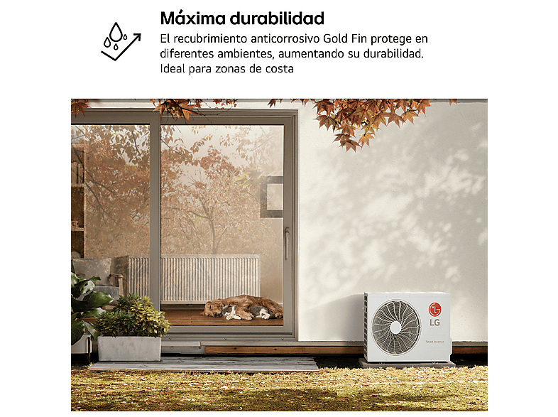 Aire acondicionado Split 1 x 1 - LG MAGNA09SX.SET, 2150 fg/h, Freeze Cleaning, Wi-Fi, Blanco — foto 9