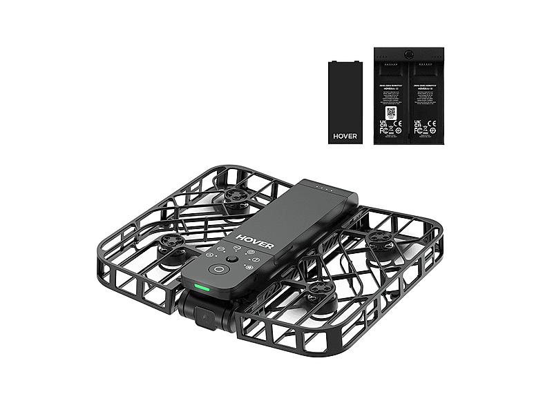 Dron - Hoverair X1 Combo, 12 megapixel, 11 min Autonomía, 32 GB Almacenamiento, Negro Carbón — foto 3