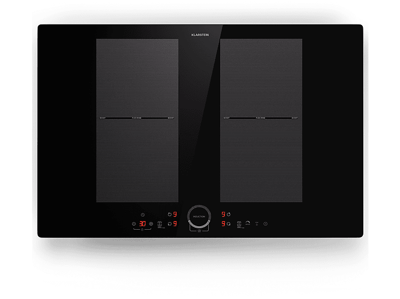 Placa de inducción - Klarstein Delicatessa 77 Flex, 4 zonas, 77 cm, Negro — foto 1