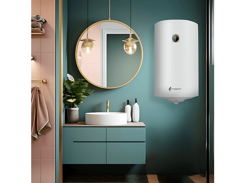 Termo eléctrico - Sannover Bypso Vertical 150, blanco — foto 3