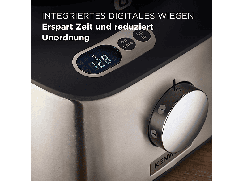 Procesador de alimentos - Kenwood FDM313S, 800 W, 2,1 l, Plata — foto 4