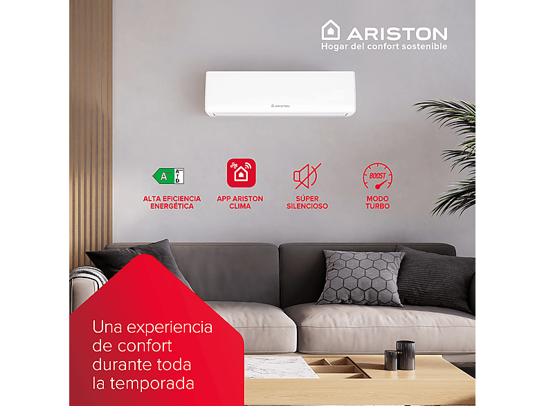 Aire acondicionado Split 1x1 - Ariston KIOS 50, White — foto 4