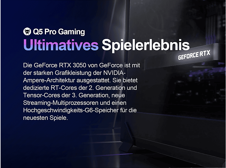 Pack PC Gaming - Beastcom Q5 Pro Gaming, AMD Ryzen™ 7 8700F, 16 GB RAM, 1 TB SSD, GeForce RTX™ 3050, Windows 11 Home, Monitor 27 " Full-HD, Negro — foto 7