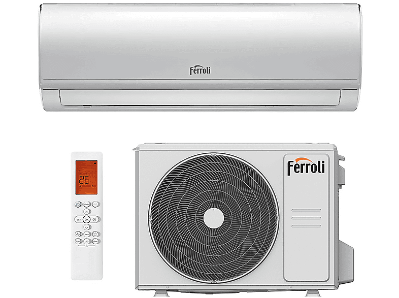 Split 1x1 - Ferroli GIADA S 12 WIFI, Función Inverter, Blanco