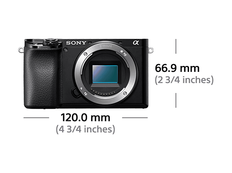 Cámara EVIL - Sony Alpha 6100, 25 megapixel, Exmor CMOS, Negro — foto 4
