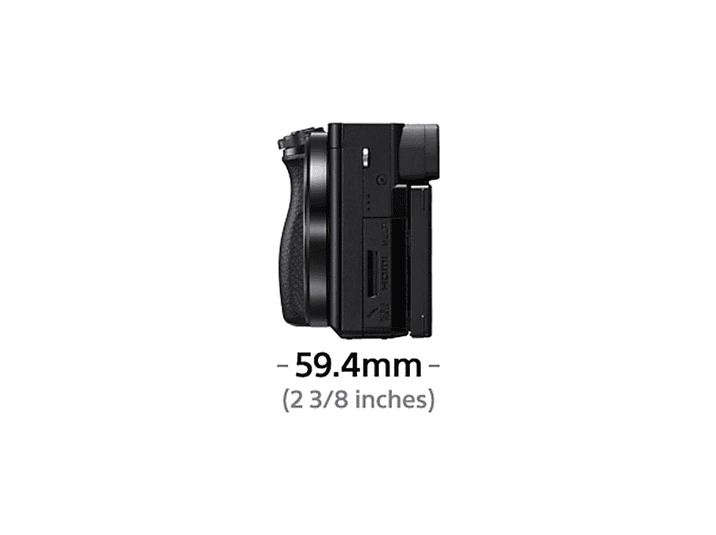 Cámara EVIL - Sony Alpha 6100, 25 megapixel, Exmor CMOS, Negro — foto 5