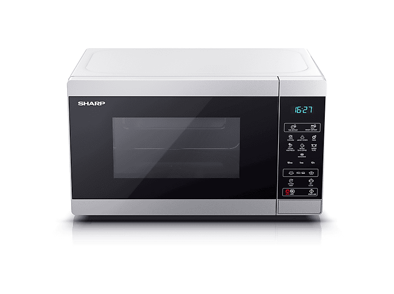 Microondas - Sharp YC-MS02ES, 800 W, 11 potencia, Plata — foto 3