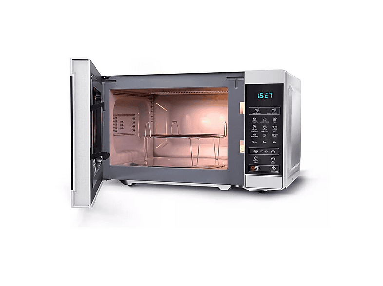 Microondas - Sharp YC-MS02ES, 800 W, 11 potencia, Plata — foto 7