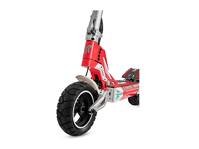 Patinete eléctrico - Ecoxtrem M41 TANK, Carga máx. 120 kg, 50 km autonomía, 16000 mAh, Rojo Sangre — foto 4