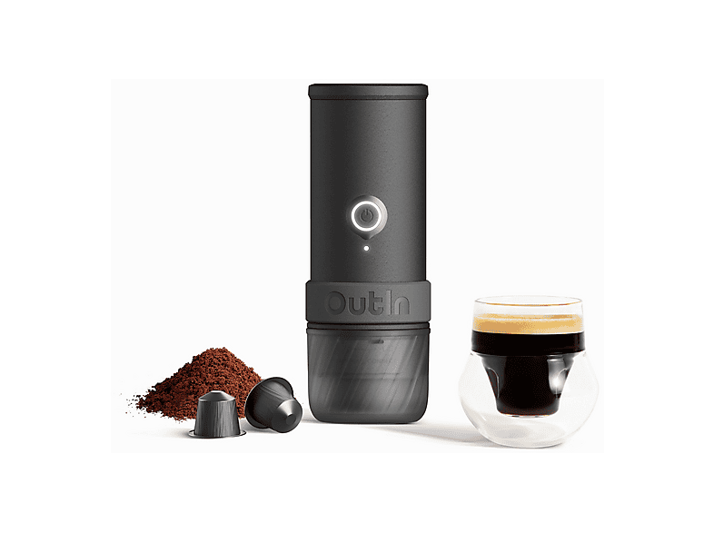 Cafetera multicápsulas - Outin Mino Bundle - Space Grey, 90 W, Gris espacial — foto 3