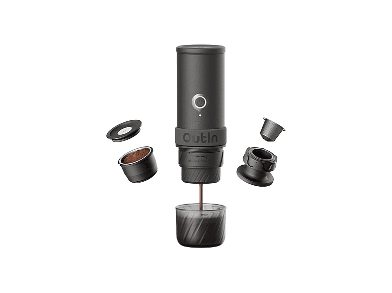 Cafetera multicápsulas - Outin Mino Bundle - Space Grey, 90 W, Gris espacial — foto 5
