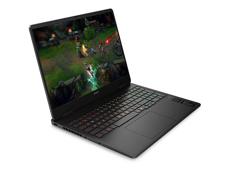 Portátil gaming - HP OMEN Slim Gaming Laptop 16-an0017ns, 16" WQXGA, Intel® Core™ Ultra 7 255H, 32GB RAM, 1 TB SSD, RTX™ 5060, Sin sistema operativo — foto 2