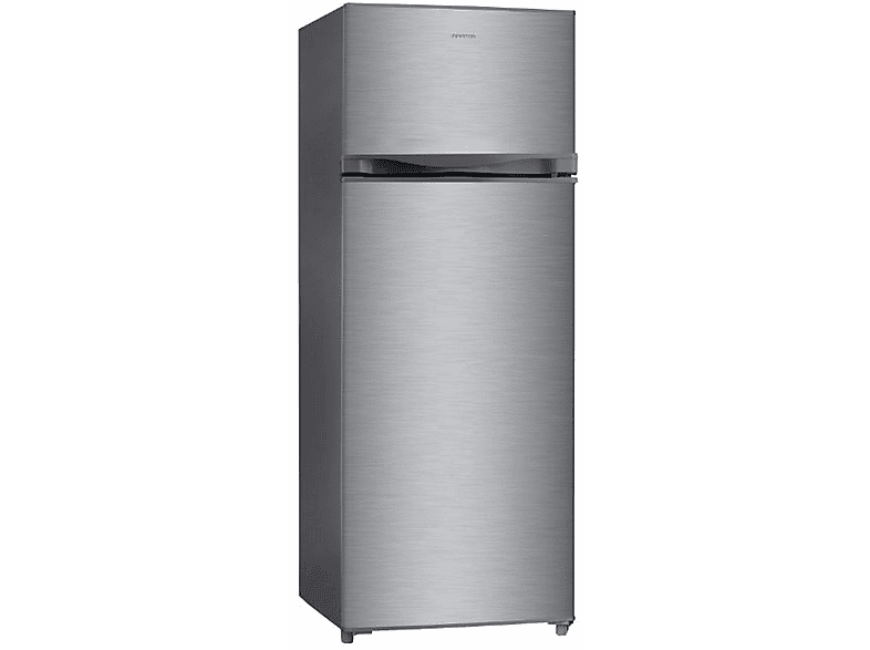 Frigorifico dos puertas - Infiniton FG-A145I, Ciclico, Altura 143 cm, Capacidad 200 l, Inox