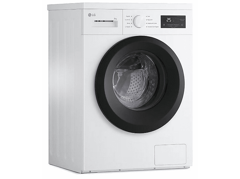 Lavadora carga frontal - LG F4A10S8NWK.ABWQCES, 8 kg, Blanco