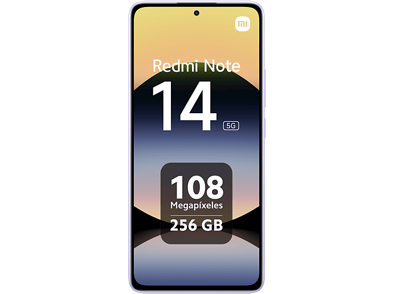 Móvil - Xiaomi Redmi Note 14 5G, Morado lavanda, 256 GB, 8 GB RAM, 6.67" AMOLED FHD+, MediaTek Dimensity 7025-Ultra, 5110 mAh — foto 3