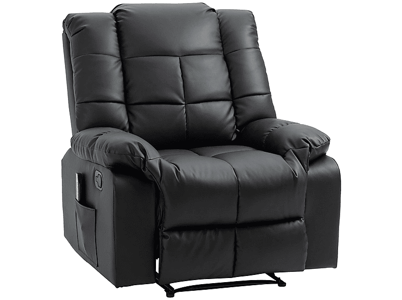Sillón de masaje - Homcom 700-124V91BK, Negro
