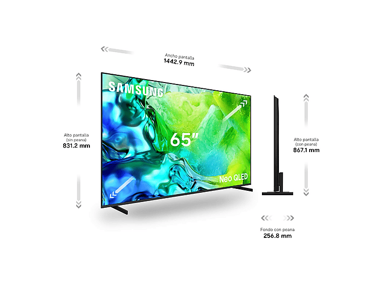 TV Neo QLED 65" - Samsung TQ65QN80HAUXXC, UHD 4K, NQ4 AI Gen2, Smart TV, Full AI, Wifi, Negro — foto 12