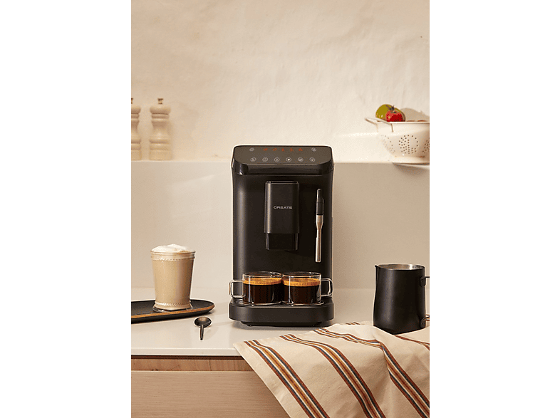 Cafetera express - Create THERA MATIC TOUCH, 1350 W, Negro mate — foto 4