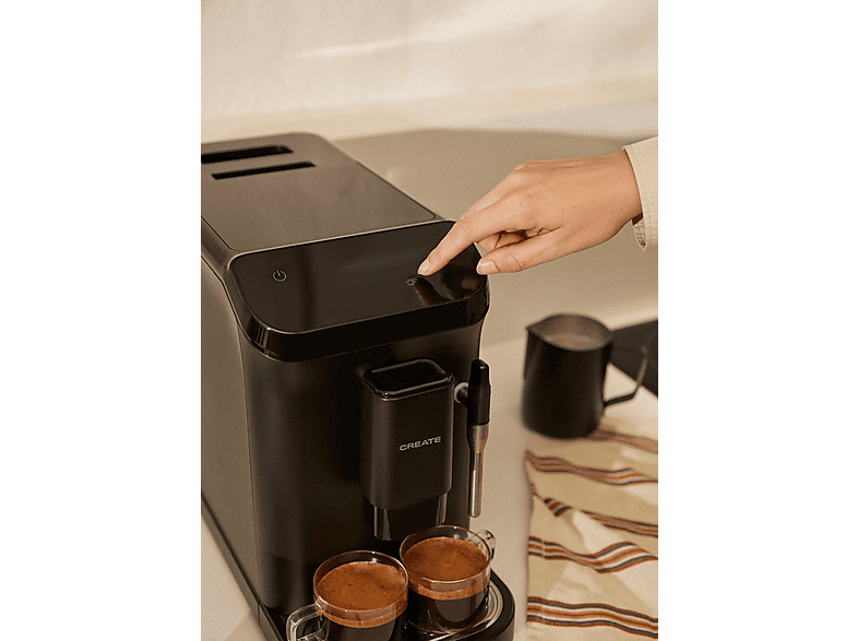 Cafetera express - Create THERA MATIC TOUCH, 1350 W, Negro mate — foto 5