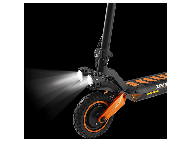 Patinete eléctrico - Zwheel ZCougar Duo, Pot. máx. 2000 W, Carga máx. 120 kg, 70 km autonomía, 20000 mAh, Negro — foto 4