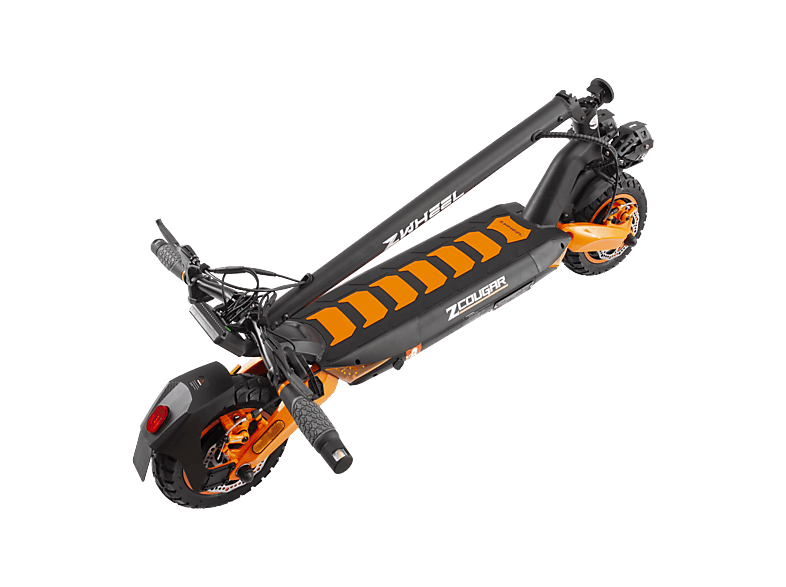 Patinete eléctrico - Zwheel ZCougar Duo, Pot. máx. 2000 W, Carga máx. 120 kg, 70 km autonomía, 20000 mAh, Negro — foto 7
