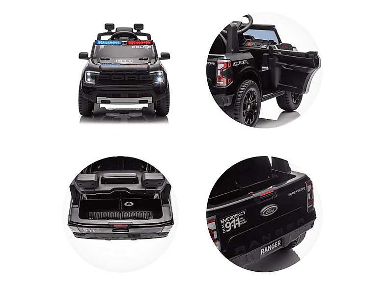 Coche eléctrico - Chipolino FORD POLICE — foto 5