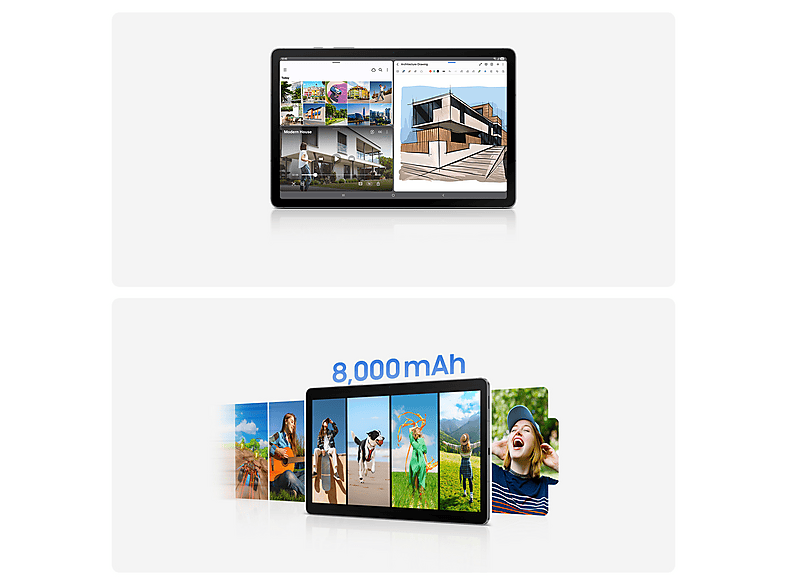 Tablet - Samsung Galaxy Tab S10 Lite, 10.9" WUXGA+, 6 GB RAM, 128 GB, Gris, Con S Pen — foto 4