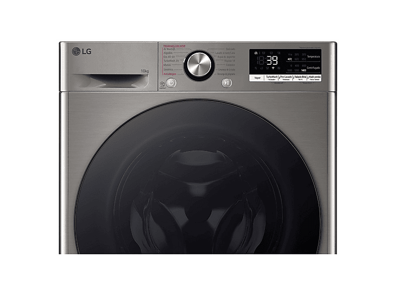 Lavadora carga frontal - LG F4WR7010AGS, Serie 700, 10 kg, 1400 rpm, 14 Programas, Steam™, Clase A-10%, Inox antihuellas — foto 12