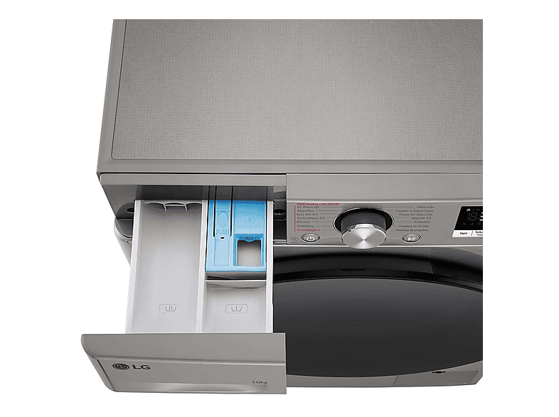 Lavadora carga frontal - LG F4WR7010AGS, Serie 700, 10 kg, 1400 rpm, 14 Programas, Steam™, Clase A-10%, Inox antihuellas — foto 13