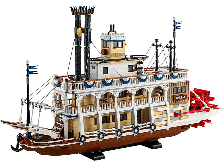 Juego de construcción - LEGO River Steamboat, edad recomendada: 6 año(s), 1 piezas