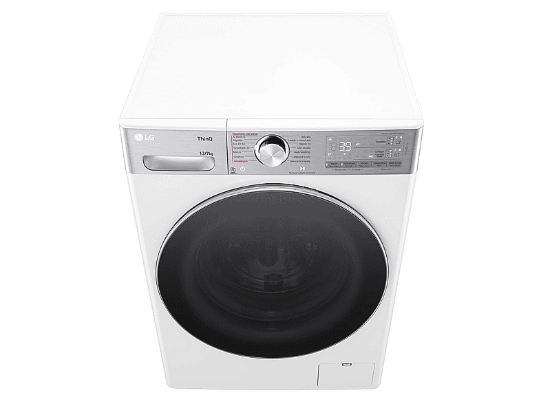 Lavadora secadora - LG F4DR9513A2W, 13 Kg + 7 Kg, 1400 rpm, 14 programas, AI Direct Drive™, TurboWash™360, Autodosificación, Blanco — foto 15