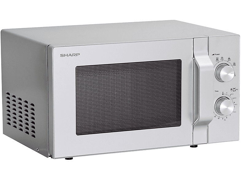 Microondas libre instalación - Sharp R204S, 800 W, 20 l, Plata