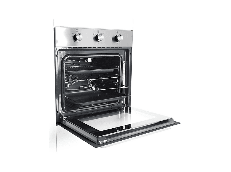 Horno - Alpha Horno de Gas NEPTUNO LUX GAS, Integrado + Libre instalación, Esmalte fácil de limpiar, 62 l, 60 cm, Negro — foto 3