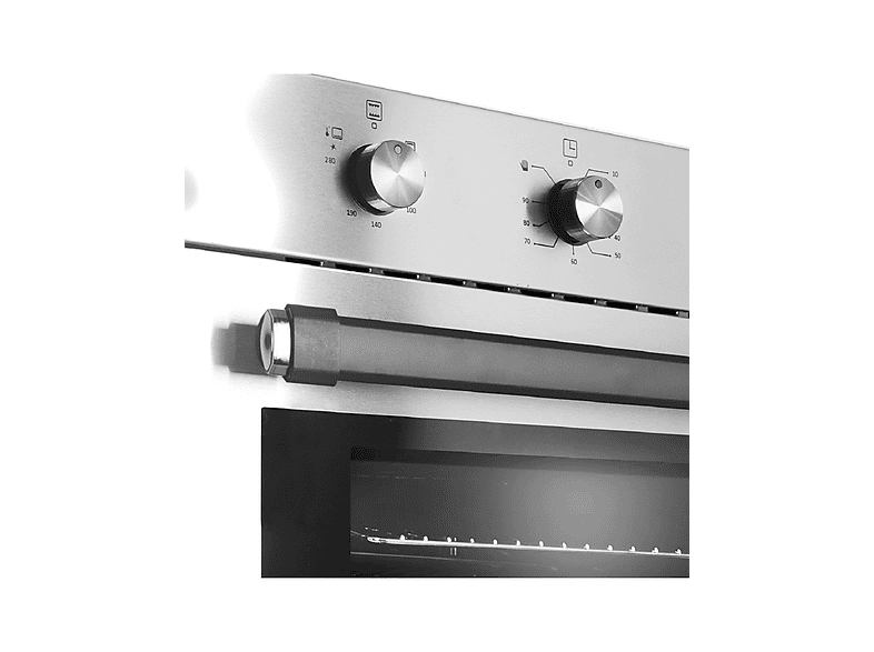 Horno - Alpha Horno de Gas NEPTUNO LUX GAS, Integrado + Libre instalación, Esmalte fácil de limpiar, 62 l, 60 cm, Negro — foto 4