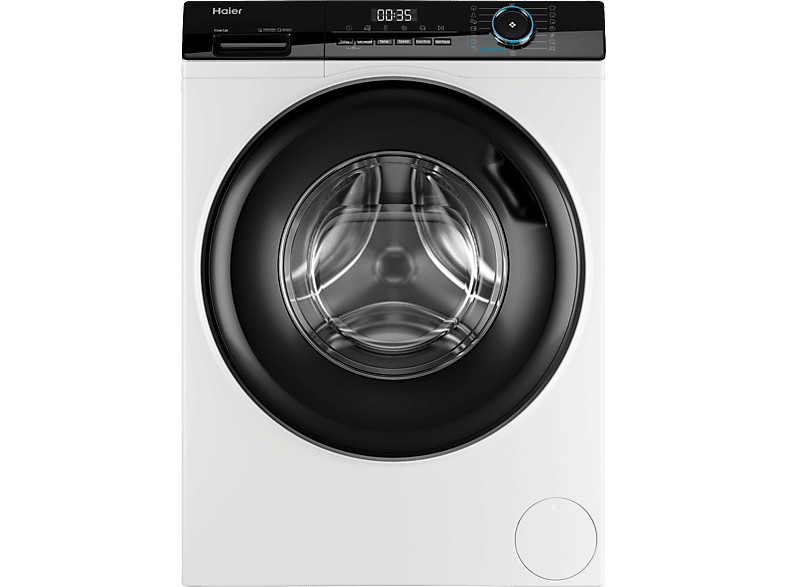 Lavadora carga frontal - Haier I-Pro Series 3 HW90-BP14939-S, 9kg, 1400rpm, Función Vapor, Motor Inverter BPM, Antibacterias, Blanco — foto 1