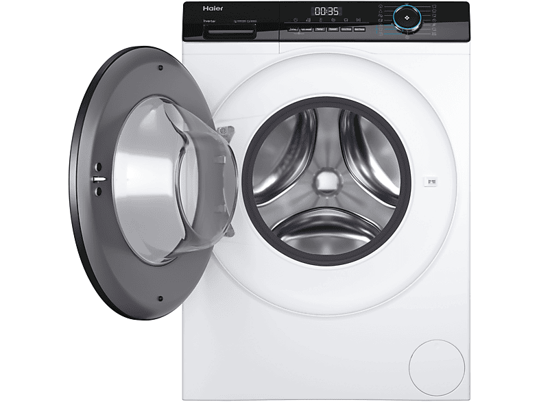 Lavadora carga frontal - Haier I-Pro Series 3 HW90-BP14939-S, 9kg, 1400rpm, Función Vapor, Motor Inverter BPM, Antibacterias, Blanco — foto 4