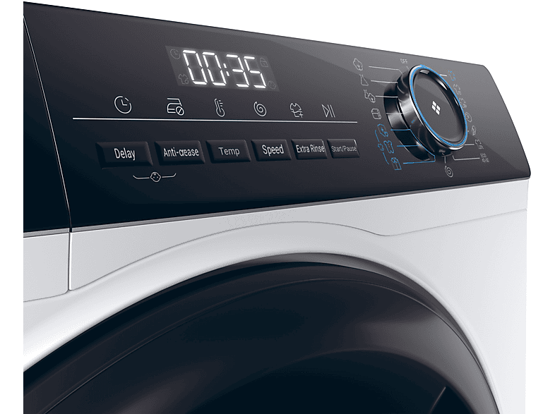 Lavadora carga frontal - Haier I-Pro Series 3 HW90-BP14939-S, 9kg, 1400rpm, Función Vapor, Motor Inverter BPM, Antibacterias, Blanco — foto 5
