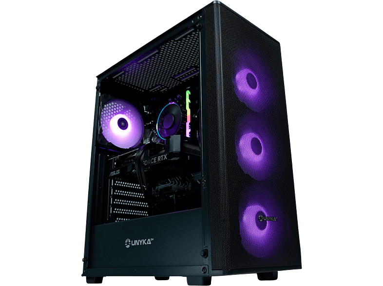 PC Gaming - Epical-Q Little Runxer, AMD Ryzen 5 4500, 16 GB RAM, 500 GB SSD, GeForce RTX™ 3050, Windows 11 Pro, Negro — foto 1