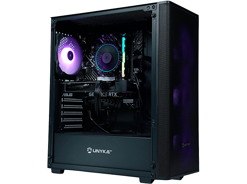 PC Gaming - Epical-Q Little Runxer, AMD Ryzen 5 4500, 16 GB RAM, 500 GB SSD, GeForce RTX™ 3050, Windows 11 Pro, Negro — foto 2
