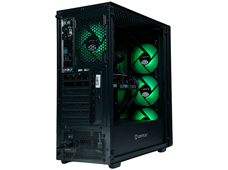 PC Gaming - Epical-Q Little Runxer, AMD Ryzen 5 4500, 16 GB RAM, 500 GB SSD, GeForce RTX™ 3050, Windows 11 Pro, Negro — foto 4