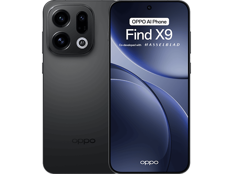 Móvil - Oppo Find X9, Space Black, 512 GB, 12 GB RAM, 6.59" AMOLED ProXDR Gorilla Glass 120 Hz, MediaTek 9500, 7025 mAh — foto 1
