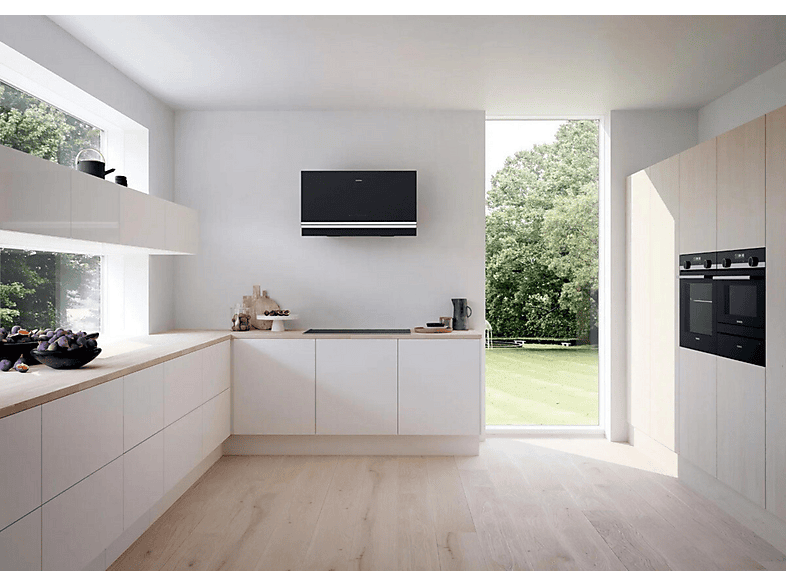 Campana decorativa - Siemens LC97FVW60, 3 velocidades, 730 m³/h, 890 mm, Negro — foto 7