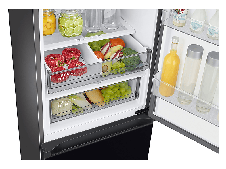 Frigorífico combi - Samsung BESPOKE Smart RB38C7B6AB1/EF, No Frost, 203cm, 387l, Twin Cooling Plus™, Metal Cooling, WiFi, Grafito — foto 8