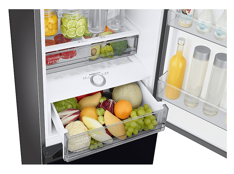 Frigorífico combi - Samsung BESPOKE Smart RB38C7B6AB1/EF, No Frost, 203cm, 387l, Twin Cooling Plus™, Metal Cooling, WiFi, Grafito — foto 9