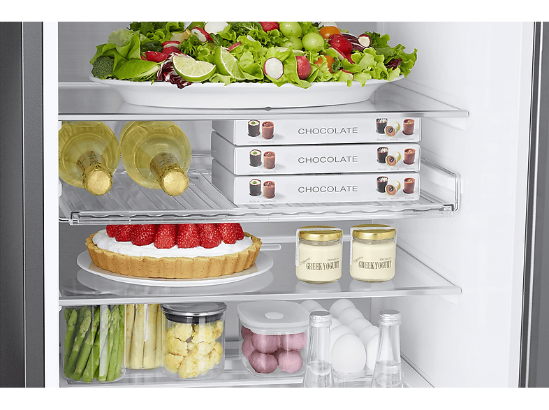 Frigorífico combi - Samsung BESPOKE Smart RB38C7B6AB1/EF, No Frost, 203cm, 387l, Twin Cooling Plus™, Metal Cooling, WiFi, Grafito — foto 10