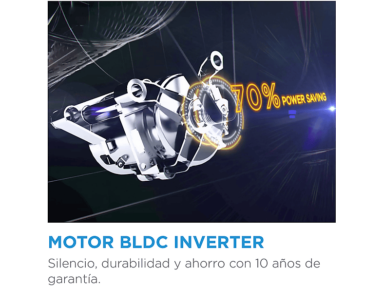 Lavadora carga frontal - Midea MF100W80BA/W-ES, 8 kg, 1400 rpm, 15 Programas, 72dB(A), 47.5 cm Profundidad, Blanco — foto 8